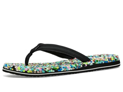 Sanuk Bubblecush Women's Sandals Static: 6 B - Medium In Multi