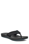 Sanuk Cosmic Seas Water Friendly Flip Flop In Gray