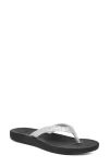 Sanuk Cosmic Shores Water Friendly Flip Flop In Black