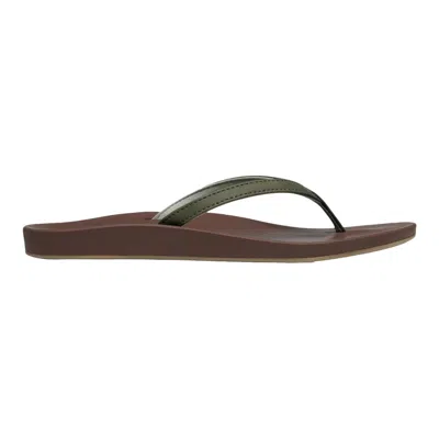 Sanuk Cosmic Yoga Joy Burnt Olive 1127393-btol Women's In Green