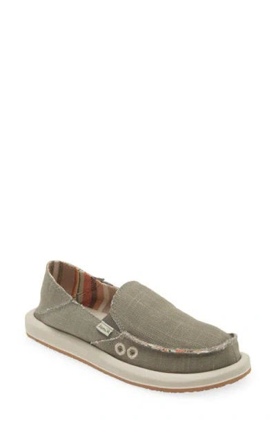 Sanuk Donna Convertible Hemp Slip-on Shoe In Multi
