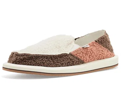 Sanuk Donna Novelty Women's Flat Shoes Natural Patchwork: 6 B - Medium In Neutral