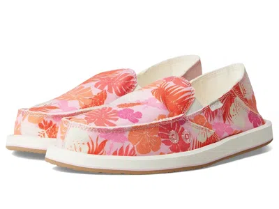 Sanuk Donna Tropics In Pink