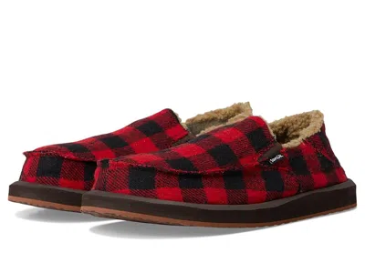 Sanuk Donny Buffalo Chill In Red
