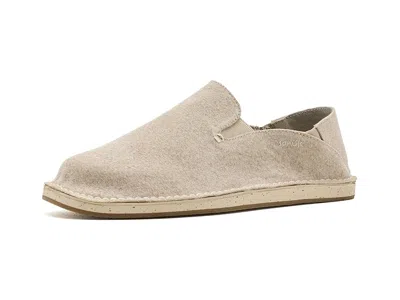 Sanuk Donny Crafted Men's Shoes Brown Rice Canvas: 8 D - Medium In Beige