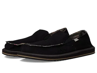 Sanuk Donny Hemp Two-tone In Black