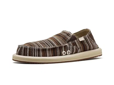 Sanuk Donny Novelty In Brown