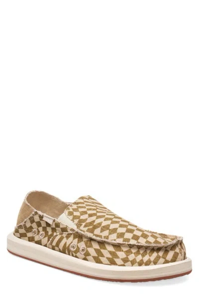 Sanuk Donny Novelty Slip On In Animal Print