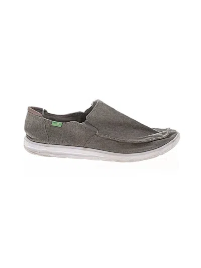 Pre-owned Sanuk Flats In Gray