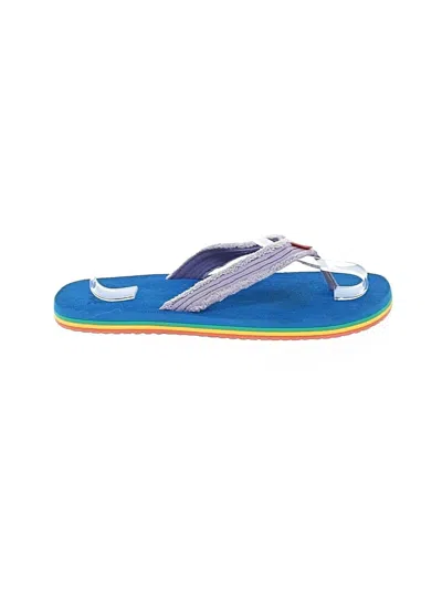 Pre-owned Sanuk Flip Flops In Blue