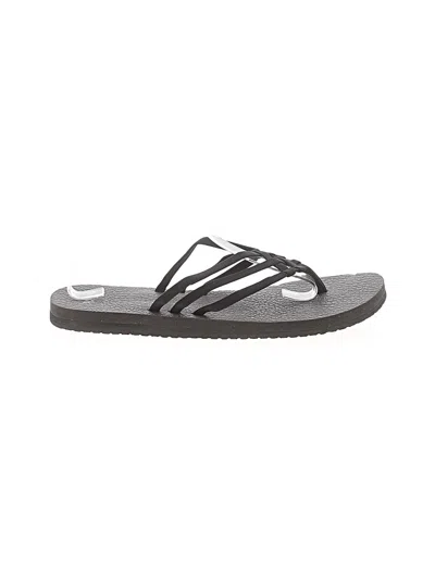 Pre-owned Sanuk Flip Flops In Gray
