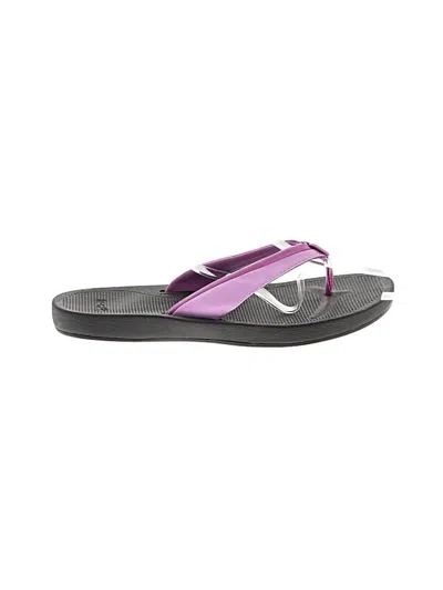 Pre-owned Sanuk Flip Flops In Purple