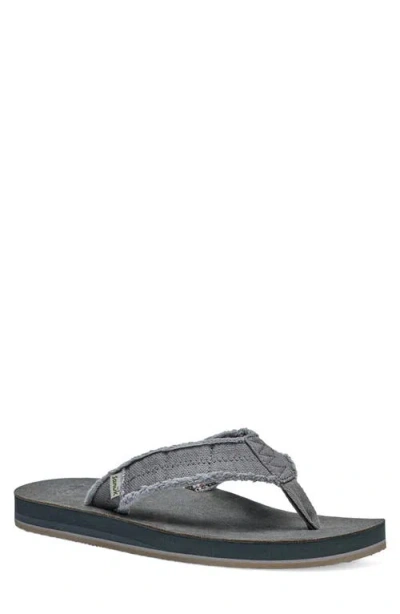 Sanuk Fraid Not Flip Flop In Animal Print