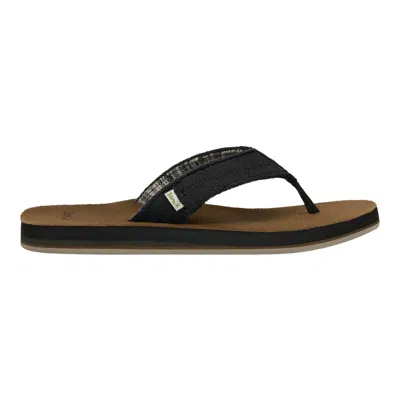 Sanuk Fraid Not Soft Top Black 1116736-blk Men's