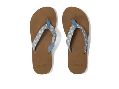 Sanuk Happy Placer Daisy In White