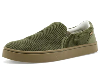 Sanuk Hava-shoe Slip-on Men's Sandals Dark Olive Cord: 10 D - Medium In Green
