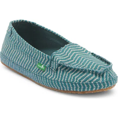 Sanuk Izabella Flat In Green