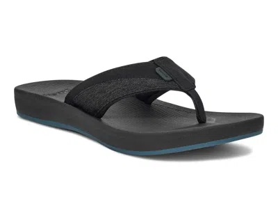 Sanuk Men's Cosmic Seas Mesh Sandal In Shadow In Multi