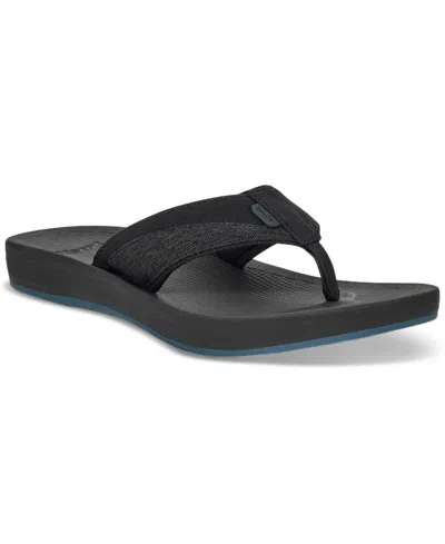 Sanuk Men's Cosmic Seas Slip-on Thong Sandals In Shadow