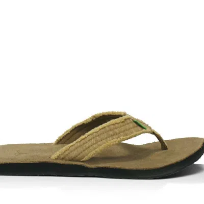 Sanuk Men's Fraid Not Flip Flop In Neutral