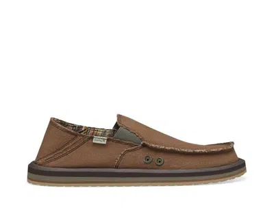 Sanuk Men's Sidewalk Surfer Shoes In Brown