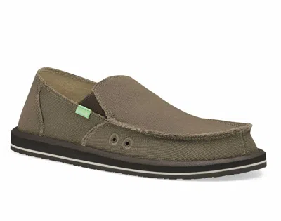 Sanuk Men's Vagabond Slip On In Brown