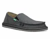 Sanuk Men's Vagabond Slip On In Charcoal