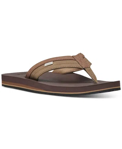 Sanuk Men's Ziggy Flip-flop Sandals In Tan