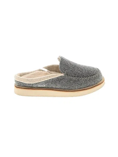 Pre-owned Sanuk Mule/clog In Gray