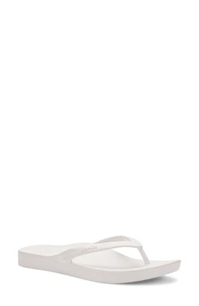 Sanuk Palmer Flip Flop In White
