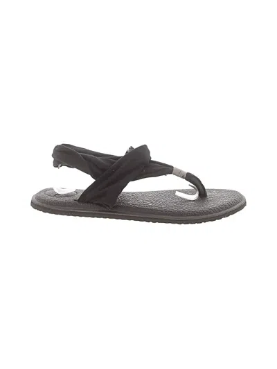 Pre-owned Sanuk Sandals In Black