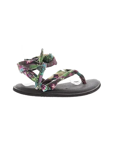 Pre-owned Sanuk Sandals In Green