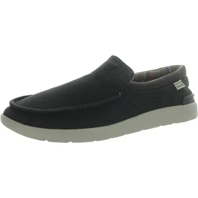 Sanuk Sidewalk Surfer Lite 2 Mens Vegan Slip-on Casual And Fashion Sneakers In Black