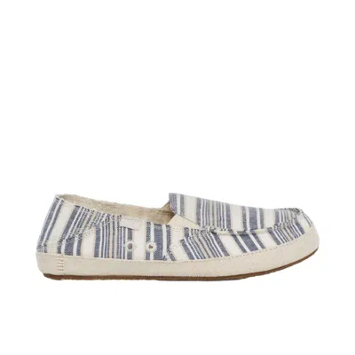 Sanuk Twinny Soft Top Linen Stripe White 1139293-nindg Women's In Multi