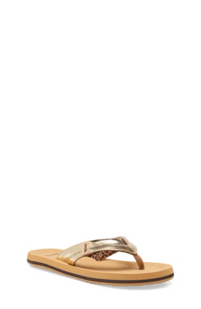 Sanuk Wavy Flip Flop In Multi