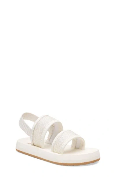 Sanuk Kids'  Wavy Sandal In White