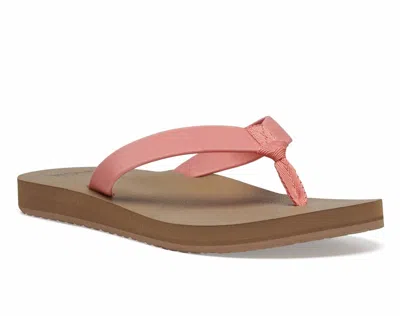 Sanuk Women's Ashland St Sandal In Burnt Coral In Multi
