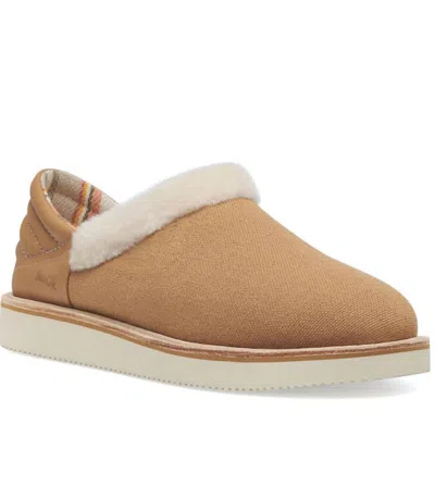 Sanuk Women's Cozy Vibe Low Sl Shoes In Chestnut In Multi