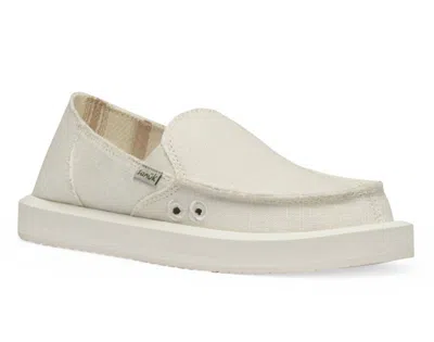 Sanuk Women's Donna Hemp Shoe In White