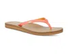 Sanuk Women's Yoga Joy Sandal In Fusion Coral In Orange