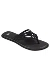 Sanuk Women's Yoga Sandy Strappy Thong Sandals Women's Shoes In Black