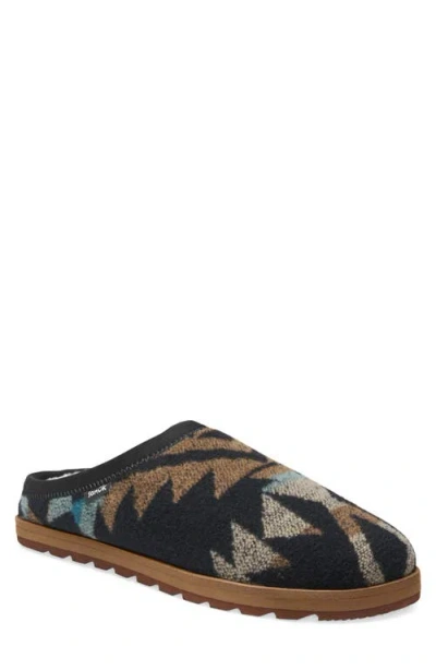 Sanuk Yoga Cloud Lounger Slipper In Animal Print