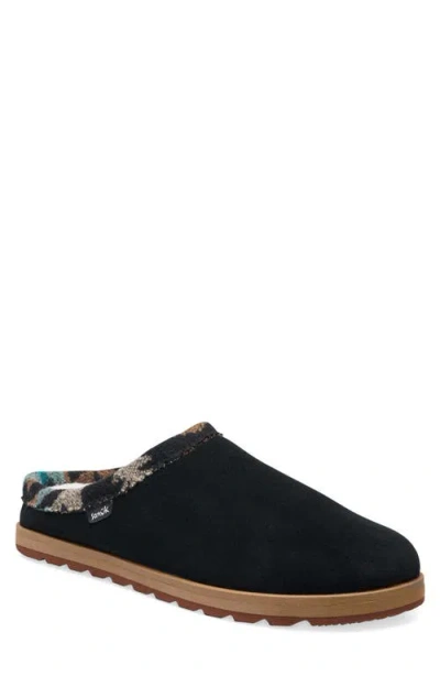 Sanuk Yoga Cloud Lounger Slipper In Black