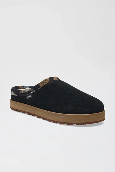 Sanuk Cloud Lounger In Black