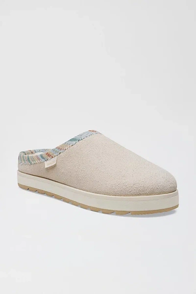 Sanuk Yoga Cloud Lounger Women's Slippers In Sand Suede, Women's At Urban Outfitters In Multi
