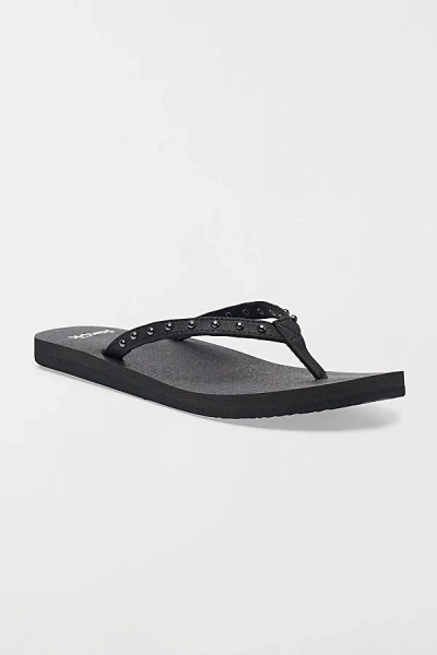 Sanuk Yoga Joy Ii Stud Women's Sandals In Ojai Black, Women's At Urban Outfitters