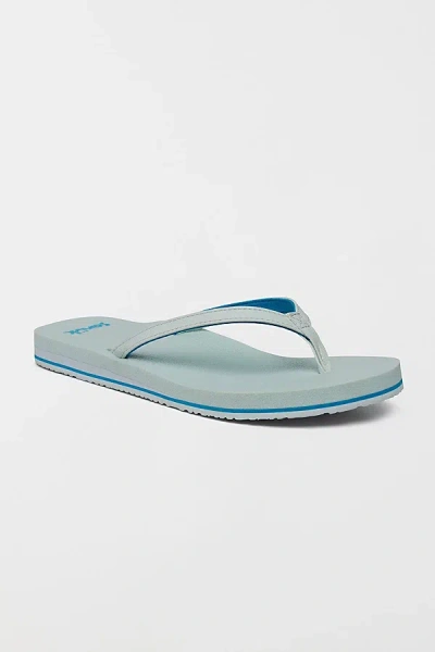 Sanuk Yoga Joy Ii Women's Sandals In Spa Blue, Women's At Urban Outfitters In Gray