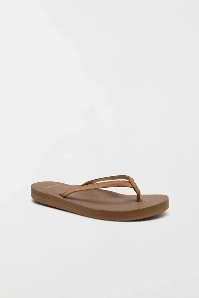 Sanuk Yoga Joy Ii Women's Sandals In Tan, Women's At Urban Outfitters In Brown