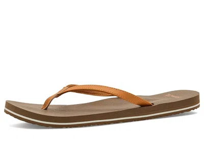 Sanuk Yoga Joy Ii Women's Sandals Topaz Tan: 6 B - Medium In Multi