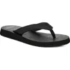 Sanuk Yoga Mat Ii Flip Flop In Black